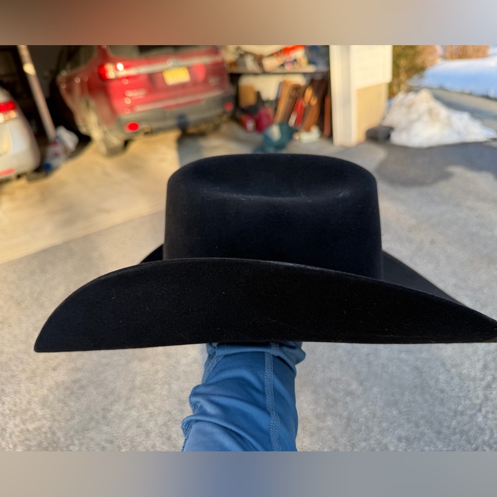 American Hat Company Lucky 7x Hat size 6 3/4 Long Oval - Picture 2 of 7